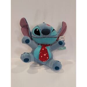 Disney Lilo & Stitch Smooch Stitch Plush 9" With Heart Tie With Orig. Paper Tag
